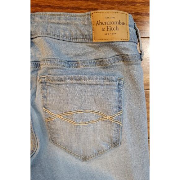 Abercrombie & Fitch Jeans Women (4L) 26X31 Super Skinny Low Rise Distressed - Picture 6 of 16